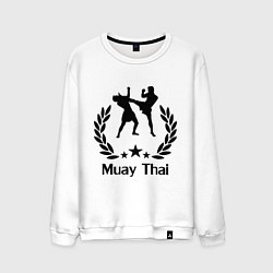 Мужской свитшот Muay Thai: High Kick