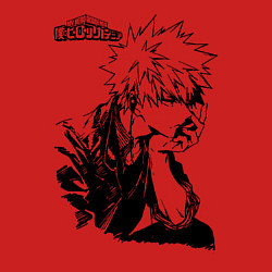 Свитшот хлопковый мужской Моя геройская академия, цвет: красный — фото 2