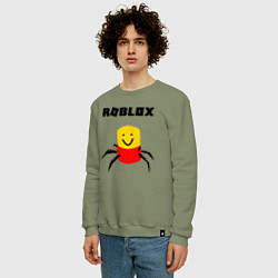 Свитшот хлопковый мужской ROBLOX, цвет: авокадо — фото 2