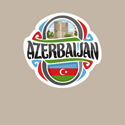 Свитшот хлопковый мужской Азербайджан, цвет: миндальный — фото 2