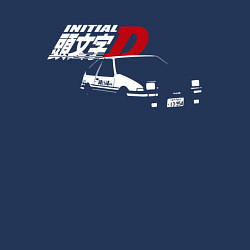 Свитшот хлопковый мужской INITIAL D, цвет: тёмно-синий — фото 2