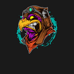 Свитшот хлопковый мужской Орел, цвет: черный — фото 2