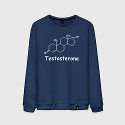 Свитшот хлопковый мужской Testosterone, цвет: тёмно-синий