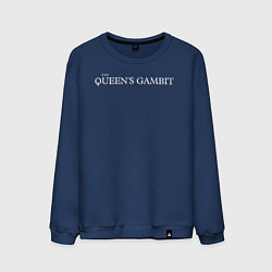 Свитшот хлопковый мужской The Queens Gambit, цвет: тёмно-синий