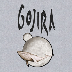 Свитшот хлопковый мужской Gojira, цвет: меланж — фото 2