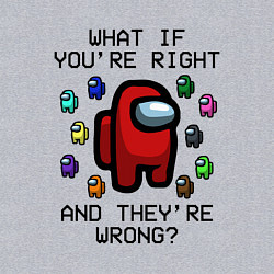 Свитшот хлопковый мужской AMONG US - FARGO, цвет: меланж — фото 2