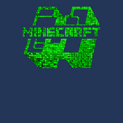 Свитшот хлопковый мужской Minecraft, цвет: тёмно-синий — фото 2