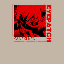Свитшот хлопковый мужской Kaneki Ken Eyepatch, цвет: миндальный — фото 2