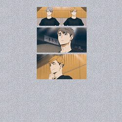 Свитшот хлопковый мужской Haikyuu!! MIYA, цвет: меланж — фото 2