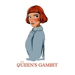 Свитшот хлопковый мужской Queens Gambit Ход Королевы, цвет: белый — фото 2