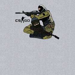 Свитшот хлопковый мужской CS:GO, цвет: меланж — фото 2