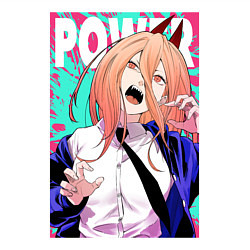 Свитшот хлопковый мужской POWER CHAINSAW MAN ANIME, цвет: белый — фото 2