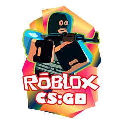 Свитшот хлопковый мужской CS:GO Roblox, цвет: белый — фото 2