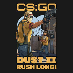 Свитшот хлопковый мужской CS:GO DUST 2, цвет: черный — фото 2