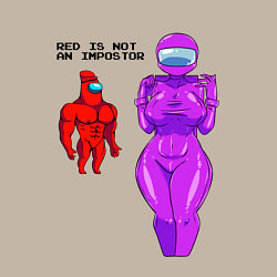 Свитшот хлопковый мужской Not an impostor, цвет: миндальный — фото 2