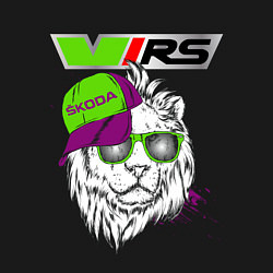 Свитшот хлопковый мужской Skoda RS Шкода РС Z, цвет: черный — фото 2