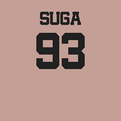 Свитшот хлопковый мужской BTS - Suga 93, цвет: пыльно-розовый — фото 2