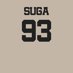Свитшот хлопковый мужской BTS - Suga 93, цвет: миндальный — фото 2