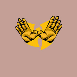 Свитшот хлопковый мужской Wu-Tang Forever, цвет: пыльно-розовый — фото 2