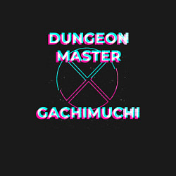 Свитшот хлопковый мужской Гачи Dungeon Master Glitch, цвет: черный — фото 2