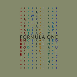 Свитшот хлопковый мужской Команды Формулы 1, цвет: авокадо — фото 2