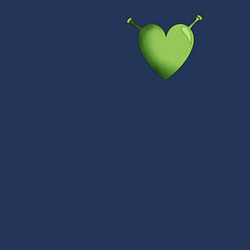 Свитшот хлопковый мужской Шрек Love, цвет: тёмно-синий — фото 2