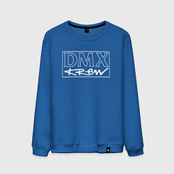 Свитшот хлопковый мужской DMX Logo Z, цвет: синий