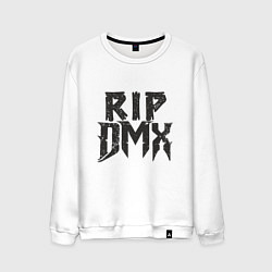 Свитшот хлопковый мужской RIP DMX, цвет: белый