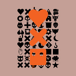 Свитшот хлопковый мужской Love Death & Robots, цвет: пыльно-розовый — фото 2