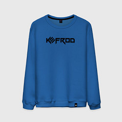 Свитшот хлопковый мужской Kefrod цвета синий — фото 1