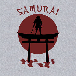 Свитшот хлопковый мужской Дух самурая, цвет: меланж — фото 2