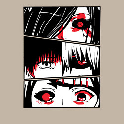 Свитшот хлопковый мужской Токийский Гуль, цвет: миндальный — фото 2