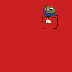 Свитшот хлопковый мужской Pepe simp, цвет: красный — фото 2