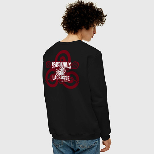 Мужской свитшот Beacon Hills Lacrosse / Черный – фото 4