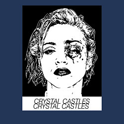 Свитшот хлопковый мужской Crystal castles, цвет: тёмно-синий — фото 2