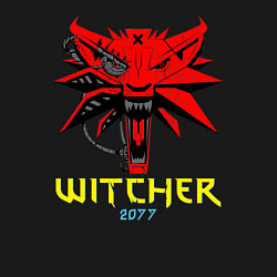 Свитшот хлопковый мужской Ведьмак 2077 Школа Волка, цвет: черный — фото 2