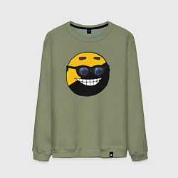 Свитшот хлопковый мужской Анкап, цвет: авокадо