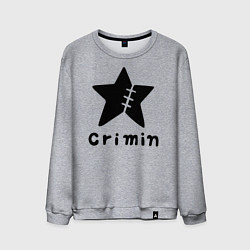 Свитшот хлопковый мужской Crimin бренд One Piece, цвет: меланж