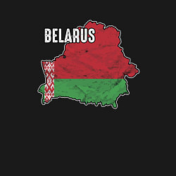 Свитшот хлопковый мужской Belarus Map, цвет: черный — фото 2