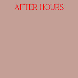 Свитшот хлопковый мужской AFTER HOURS - THE WEEKND, цвет: пыльно-розовый — фото 2