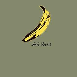 Свитшот хлопковый мужской Банан, Энди Уорхол, цвет: авокадо — фото 2