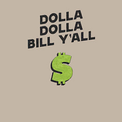 Свитшот хлопковый мужской Dolla Bill Yall, цвет: миндальный — фото 2