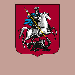 Свитшот хлопковый мужской Георгий Победоносец - Герб, цвет: пыльно-розовый — фото 2