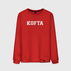 Свитшот хлопковый мужской Prosto KOFTA, цвет: красный