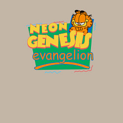 Свитшот хлопковый мужской GARFIELD GENESIS EVANGELION, цвет: миндальный — фото 2