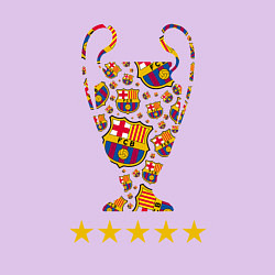 Свитшот хлопковый мужской Barcelona Cup, цвет: лаванда — фото 2