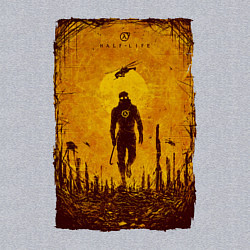 Свитшот хлопковый мужской FREEMAN HALF-LIFE 2 Z, цвет: меланж — фото 2