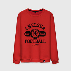 Свитшот хлопковый мужской Chelsea Football Club, цвет: красный