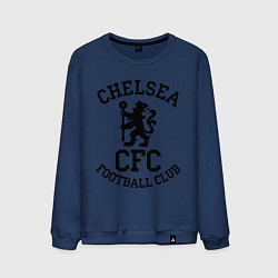 Свитшот хлопковый мужской Chelsea CFC, цвет: тёмно-синий