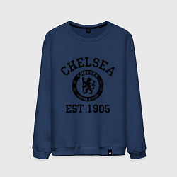 Свитшот хлопковый мужской Chelsea 1905, цвет: тёмно-синий